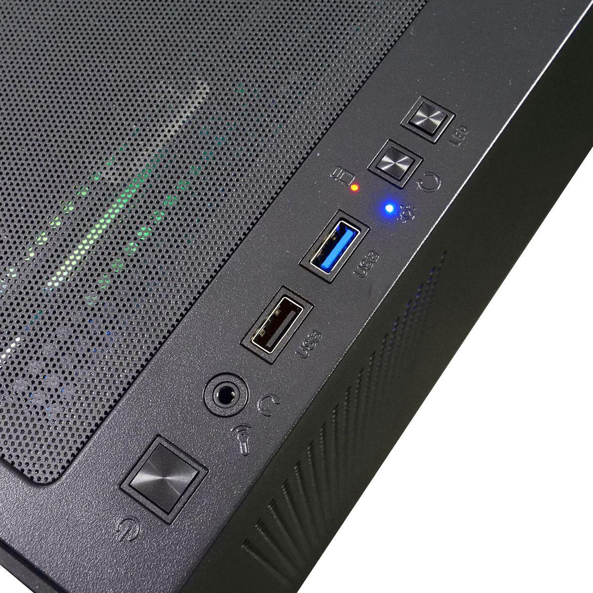 Voir la diapositive 5 : MRED PC Gamer AMD Ryzen 5 5500 - NVIDIA GeForce RTX 5050 - 16 Go RAM DDR4 - SSD 512 Go Sans OS