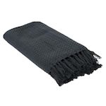 Paris Prix Jeté de Canapé  Gaufré  170x250cm Gris Anthracite