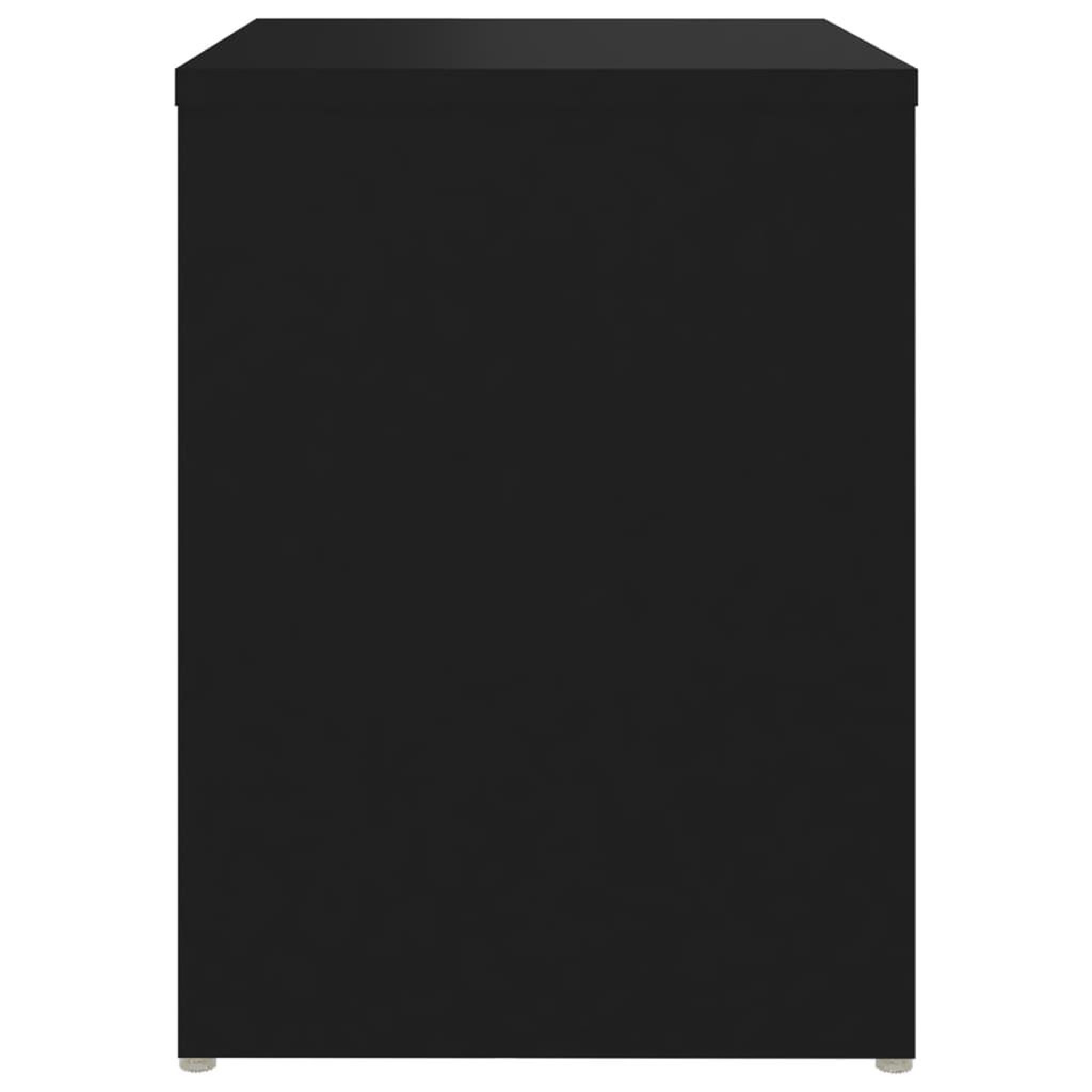 Voir la diapositive 5 : VIDAXL Tables de chevet 2 pcs noir 40x30x40 cm bois d'ingenierie