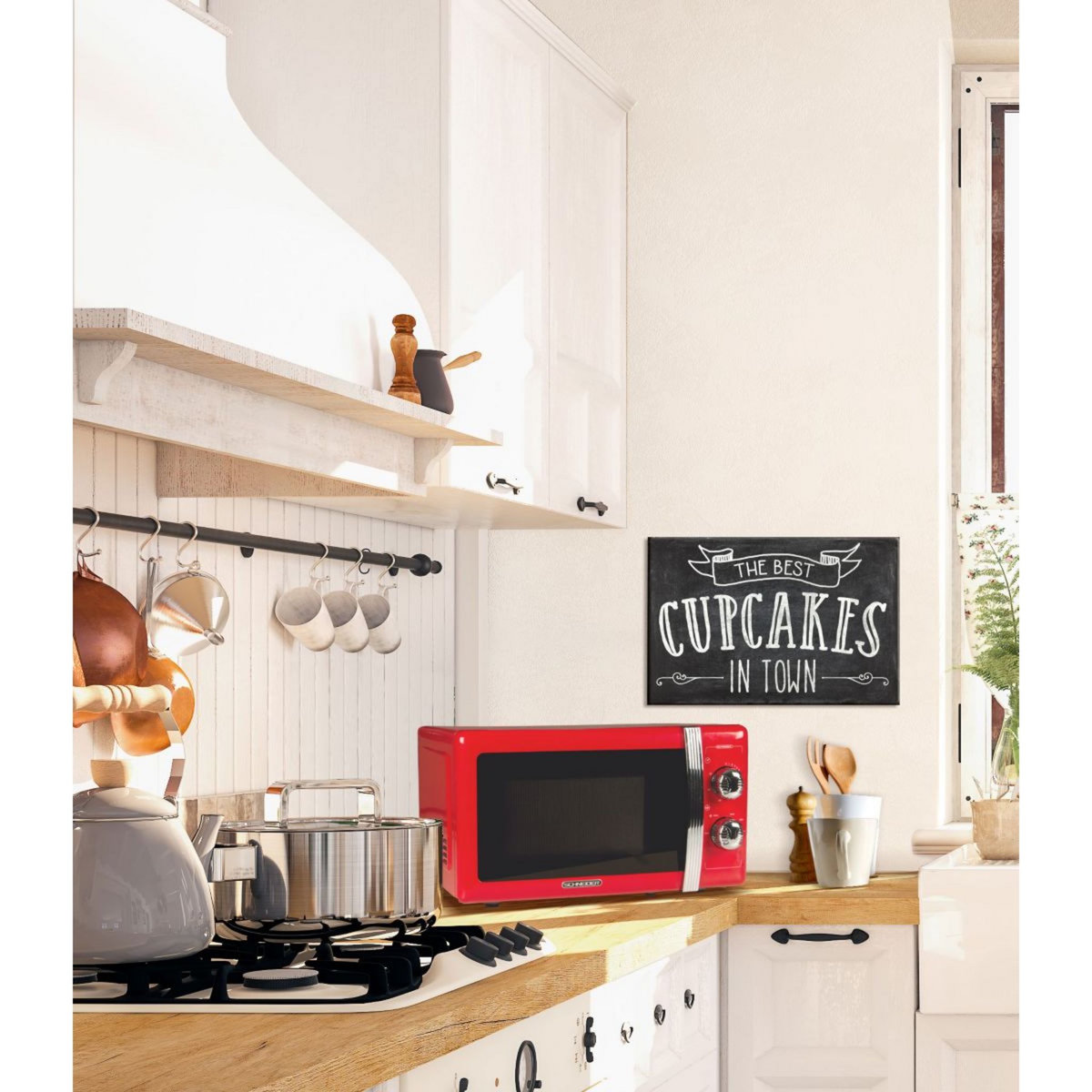 SCHNEIDER Micro ondes SMW20VMR rouge