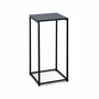 Voir la diapositive 4 : SWEEEK Lot de 2 tables d'appoint gigognes noires - Industrielle - bouts de canapé 34x34x74cm / 30x30x54cm