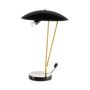 Voir la diapositive 4 : Paris Prix Lampe à Poser Design  Kayani  58cm Or & Noir