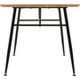 Voir la diapositive 6 : ATMOSPHERA Table à manger en bois et métal 6 personnes ROXAS - Beige et noir