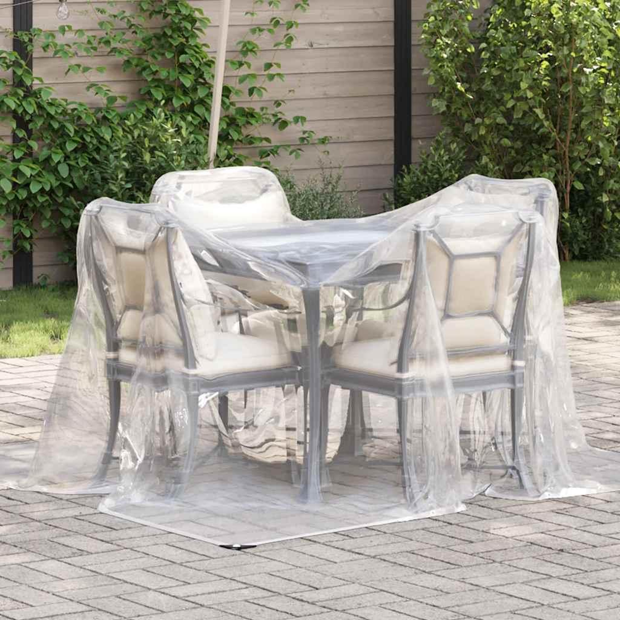 VIDAXL Bache transparente avec œillets 2x3 m polyethylene