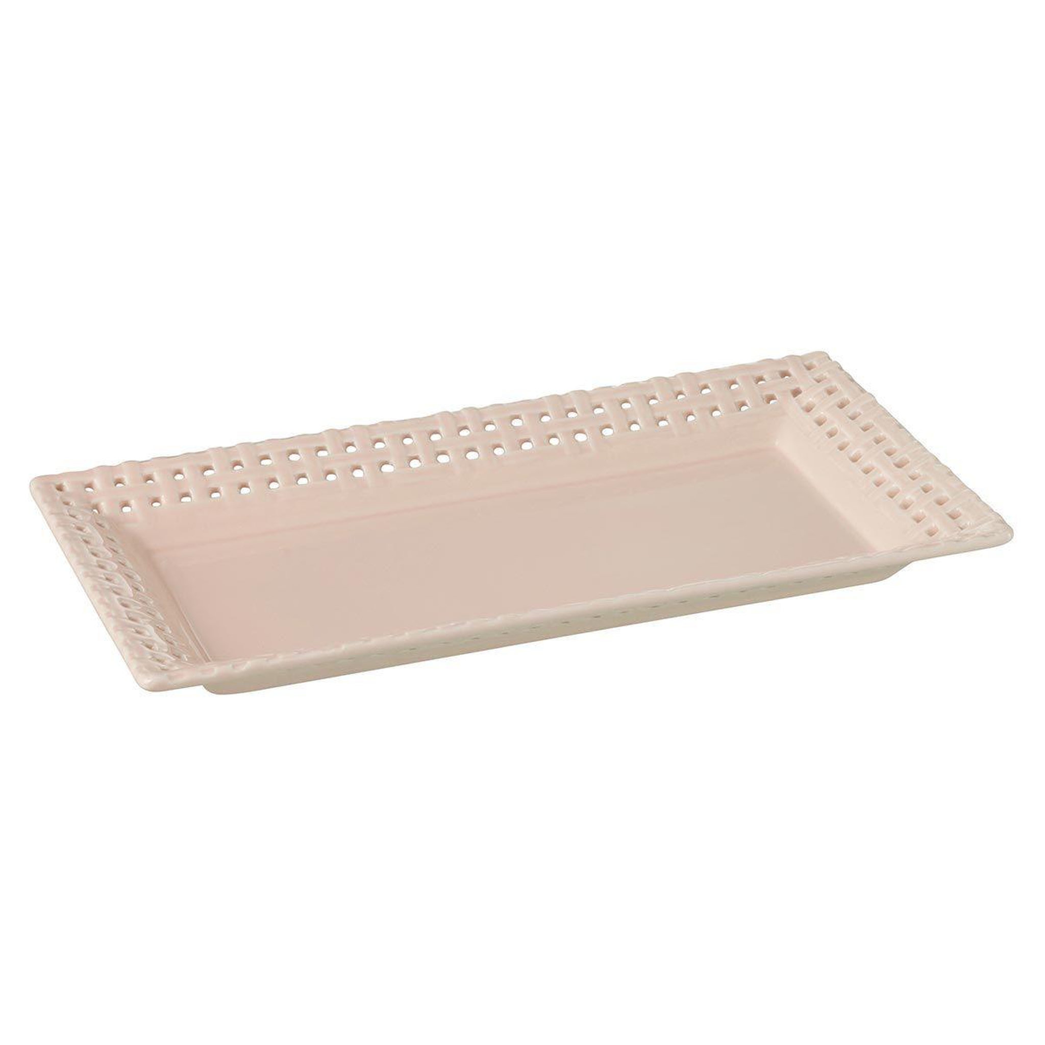 J-LINE Assiette de présentation design  vercer  32cm rose
