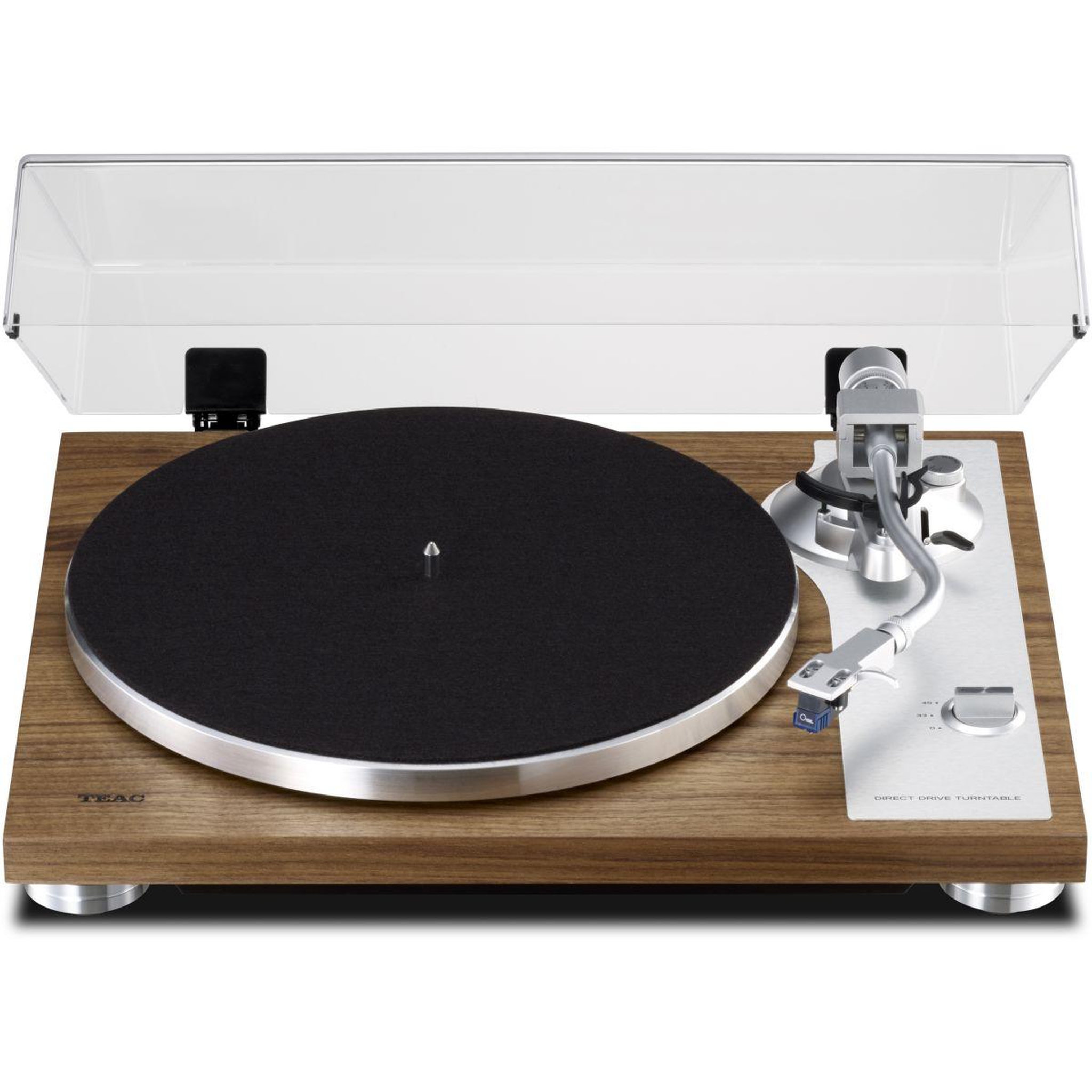 Voir la diapositive 3 : Teac Platine vinyle TN-4D-SE Direct Drive Turntable Walnut