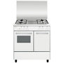 Voir la diapositive 1 : Airlux Piano de cuisson Airlux AA8PGWH2 Butanette 80cm Gaz Blanc