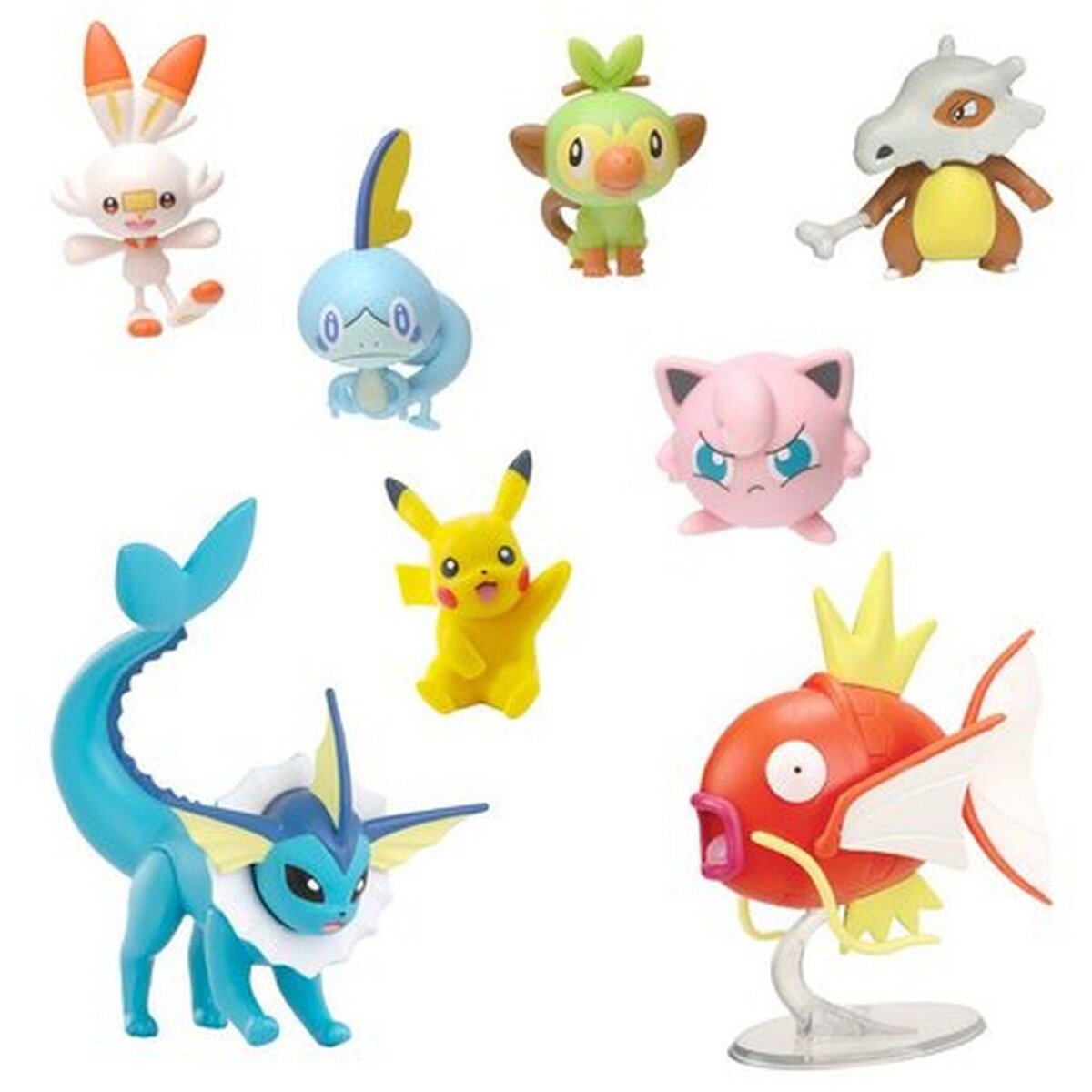 BANDAI Pack de 6 figurines Pokémon pas cher 
