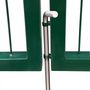 Voir la diapositive 4 : VIDAXL Portail de cloture de jardin avec poteaux 350x140 cm Acier Vert
