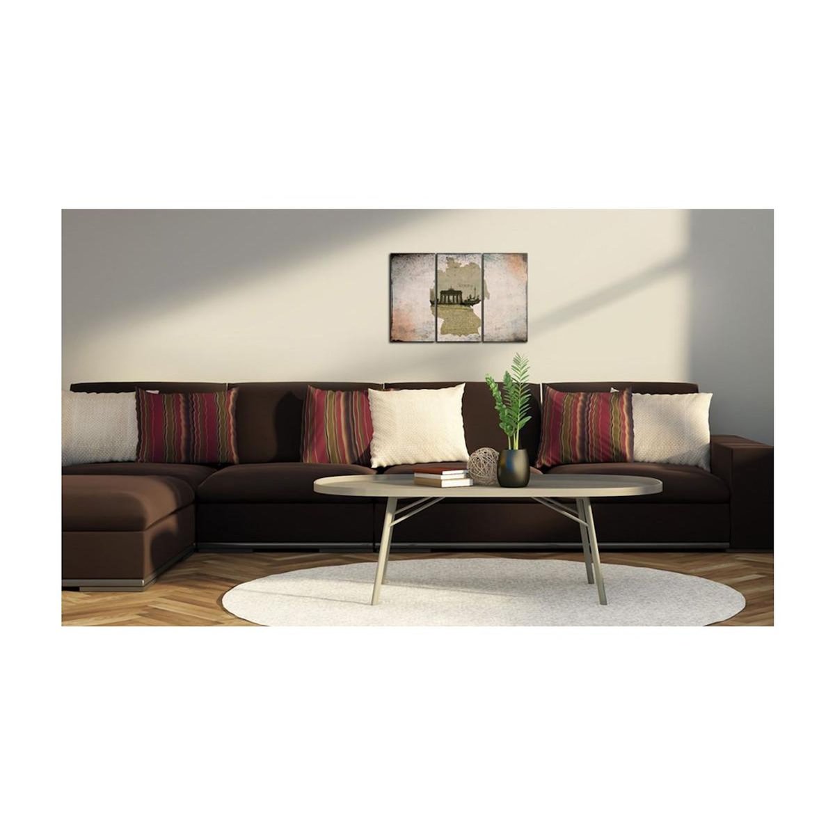 Paris Prix Tableau  Map : Germany Brandenburg Gate Carte