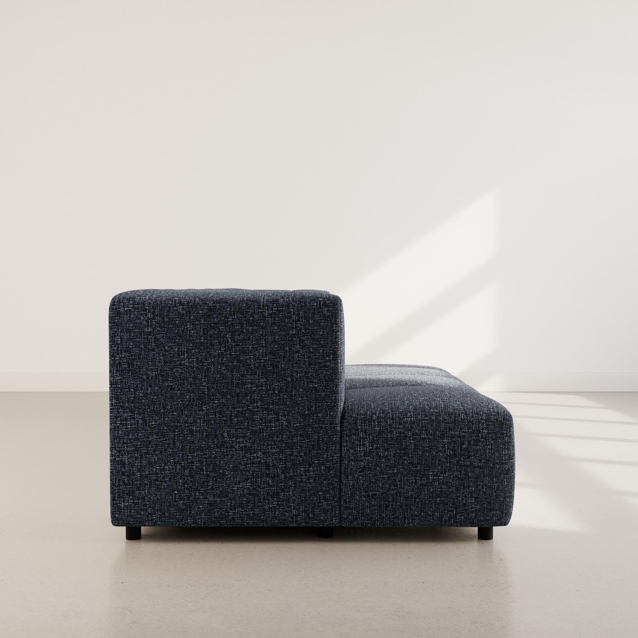 Voir la diapositive 6 : LISA DESIGN Curtis - canapé d'angle gauche 4 places avec accoudoir en tissu texturé