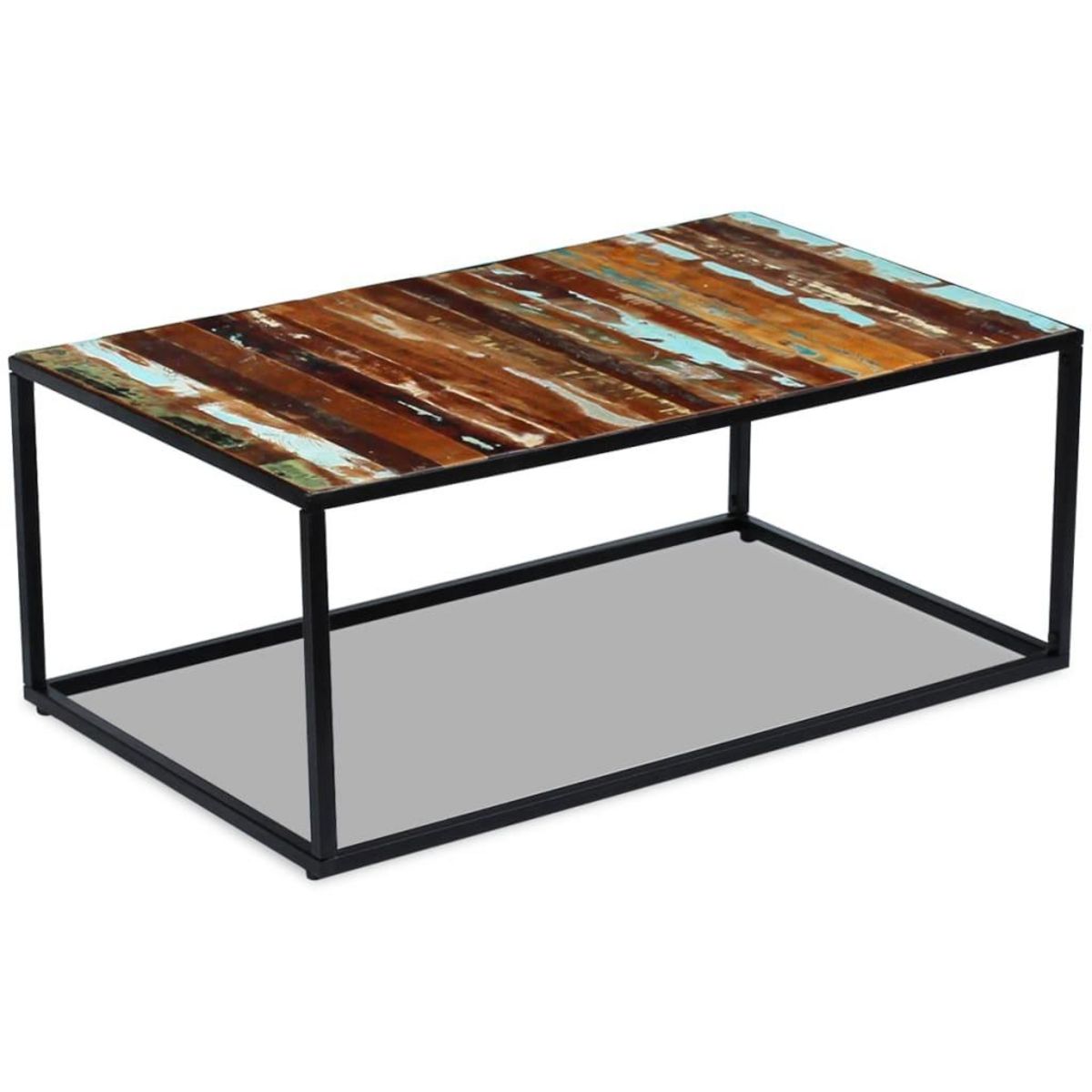 VIDAXL Table basse Bois de recuperation massif 100x60x40 cm