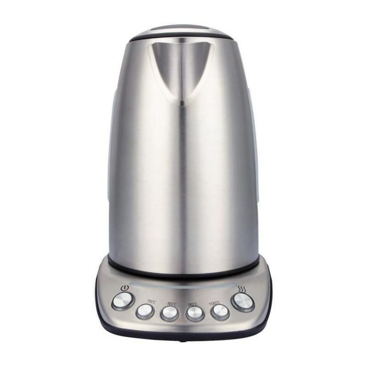 BRANDT Bouilloire - BRANDT - BO1202B - 1,7 L - 5 températures + maintien au chaud - Inox et noir