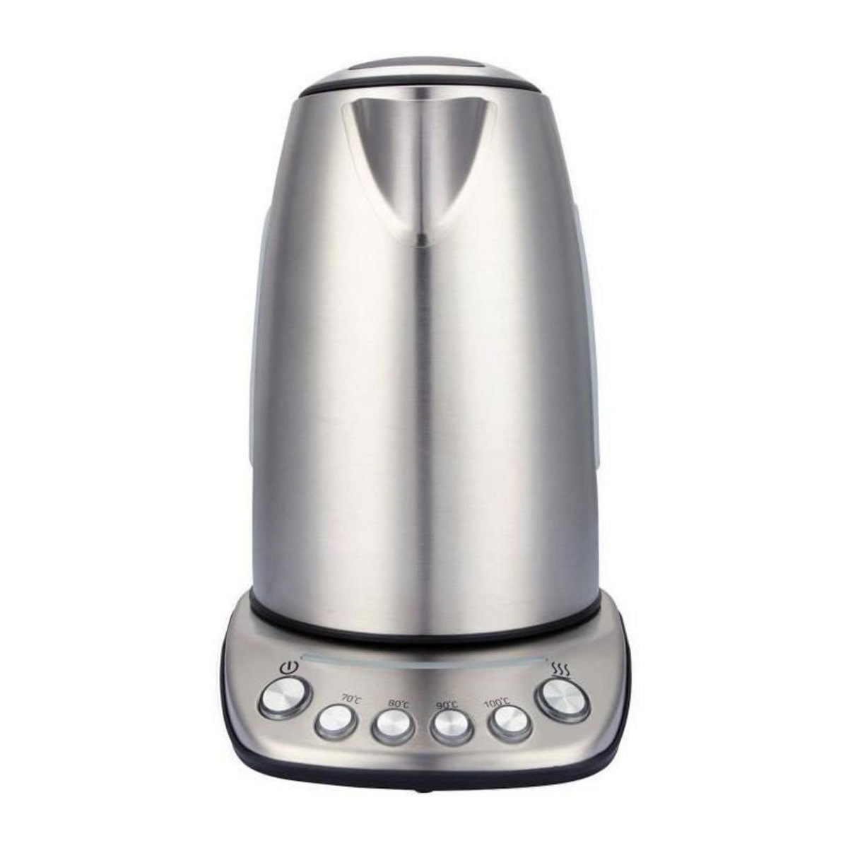 BRANDT Bouilloire - BRANDT - BO1202B - 1,7 L - 5 températures + maintien au chaud - Inox et noir