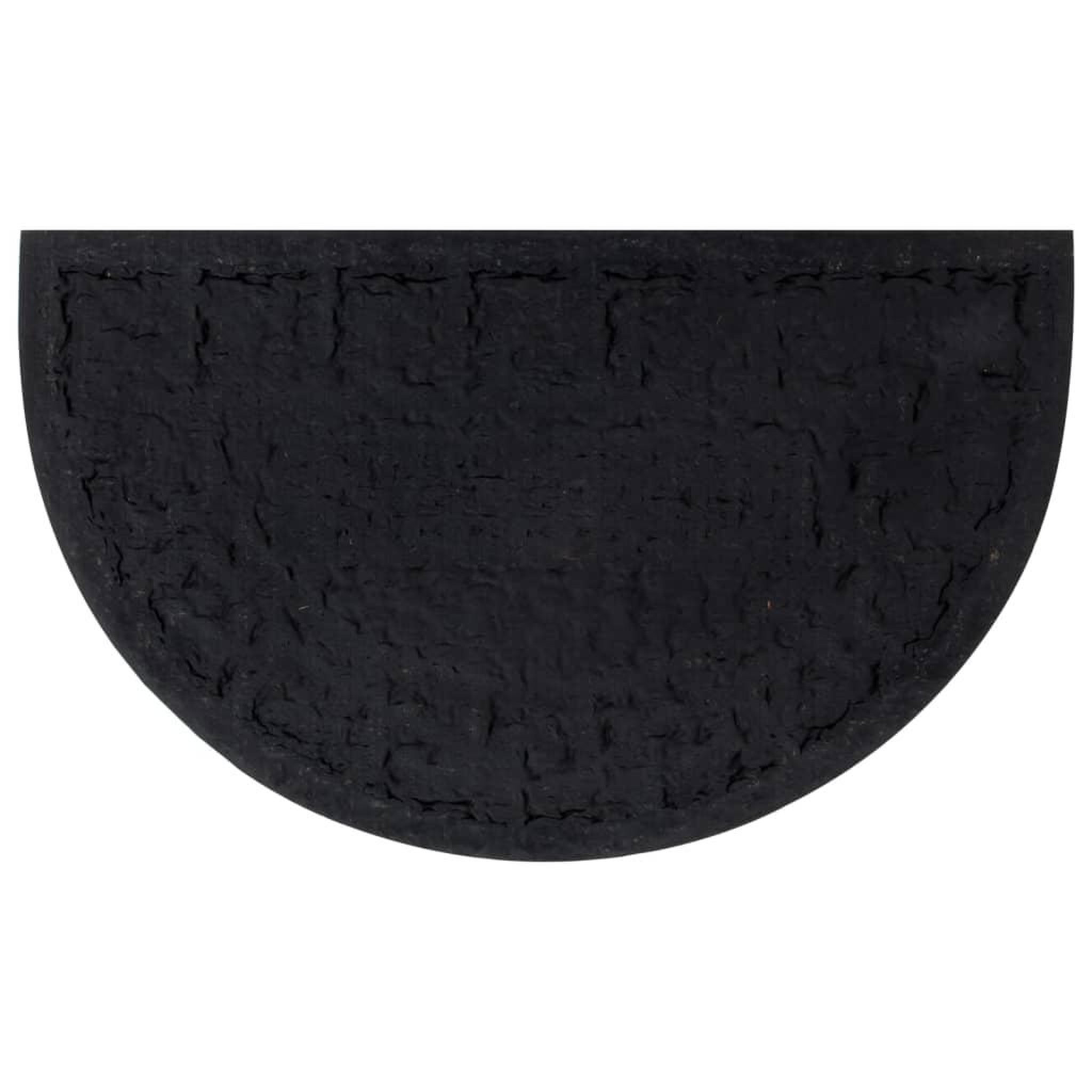 Voir la diapositive 3 : VIDAXL Tapis de porte demi-rond 45x75 cm caoutchouc et fibre de coco