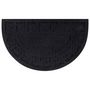 Voir la diapositive 3 : VIDAXL Tapis de porte demi-rond 45x75 cm caoutchouc et fibre de coco