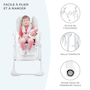 Voir la diapositive 4 : KINDERKRAFT Chaise haute bebe reglable pliante plateau amovib