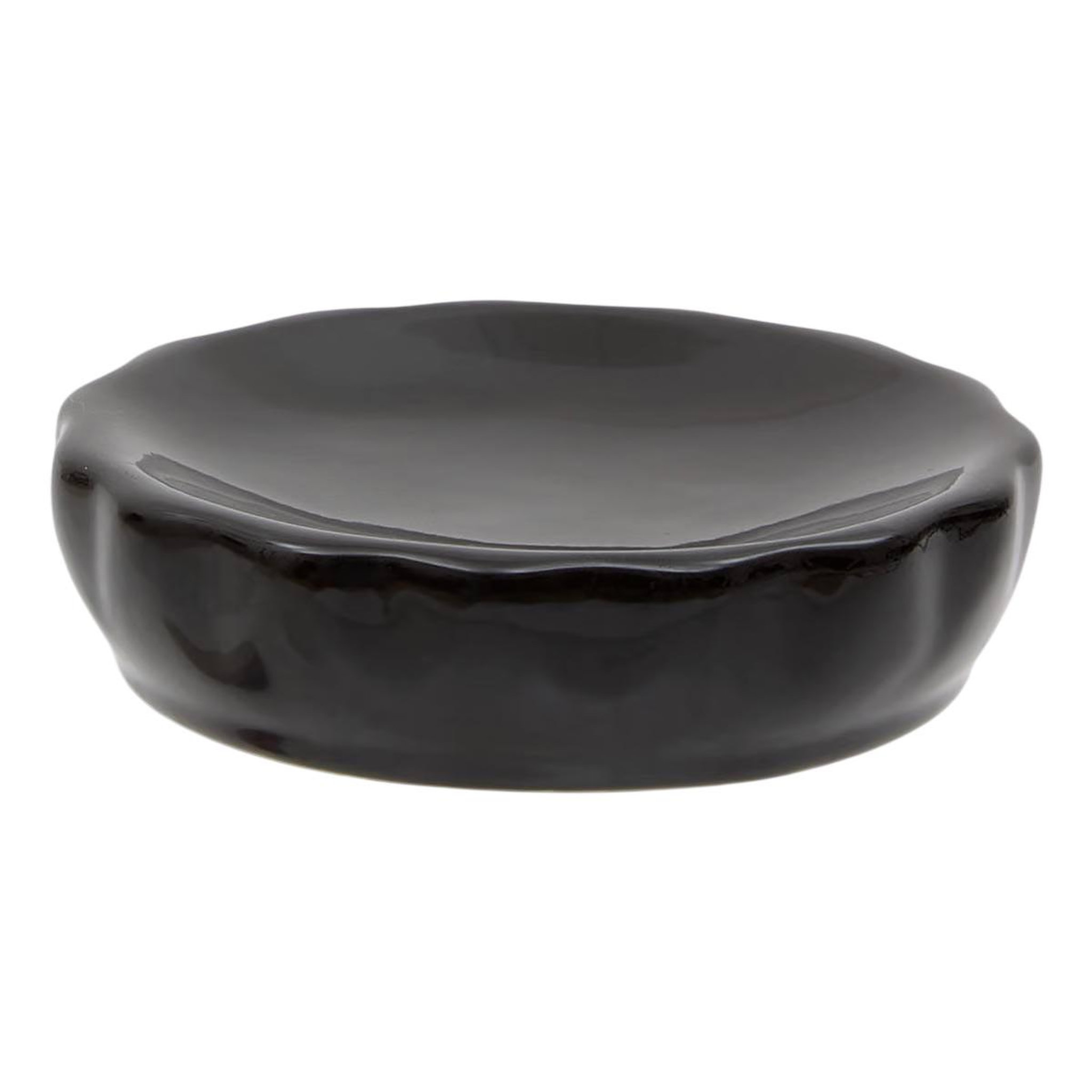 FIVE Porte savon en grès  suny colorama  11cm noir