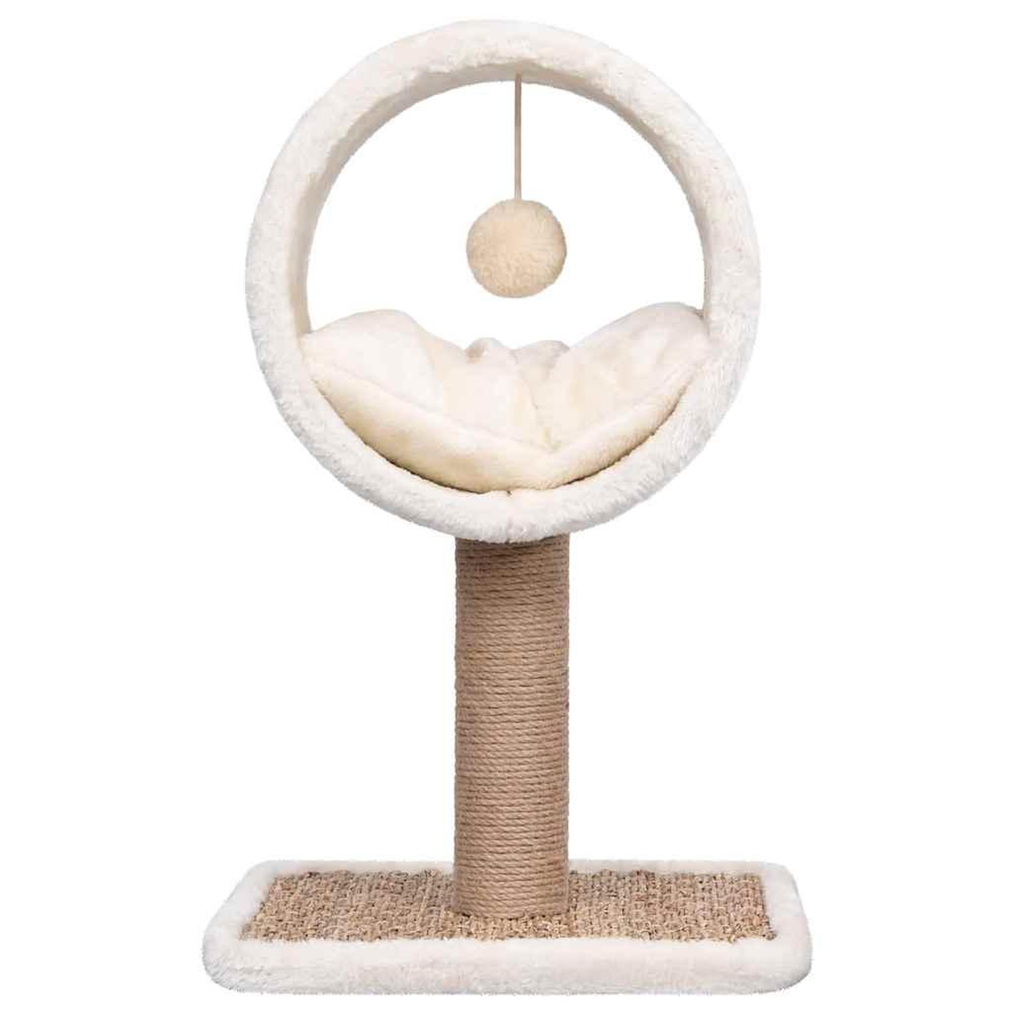 Voir la diapositive 3 : VIDAXL Arbre a chat et tunnel superieur et jouet 56 cm herbiers marins