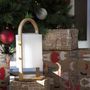 Voir la diapositive 5 : Lumisky Lampe enceinte bluetooth sans fil WOODY Bois Bois H37CM