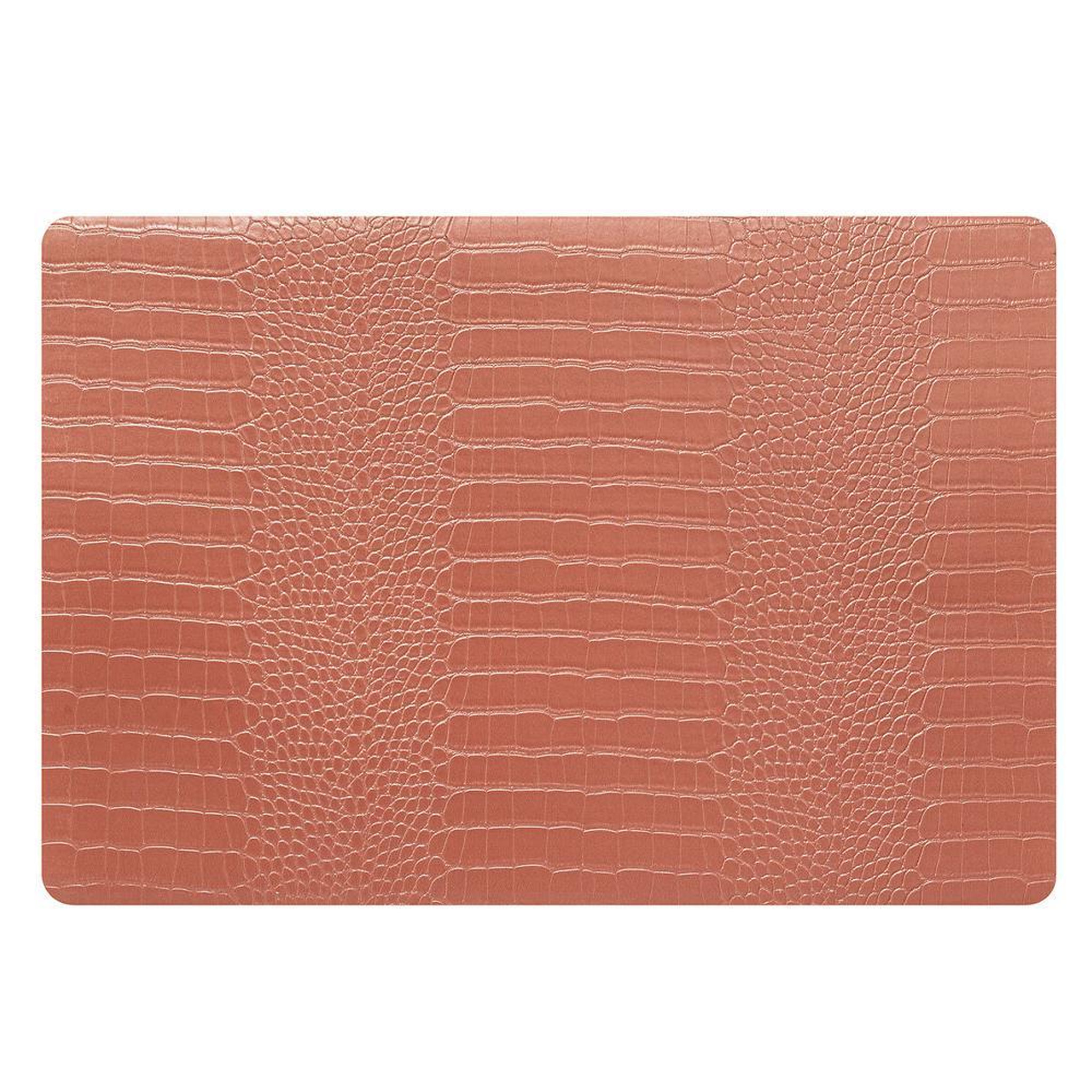 ATMOSPHERA Set de Table Camel Atmosphera Croco. Coloris disponibles : Orange