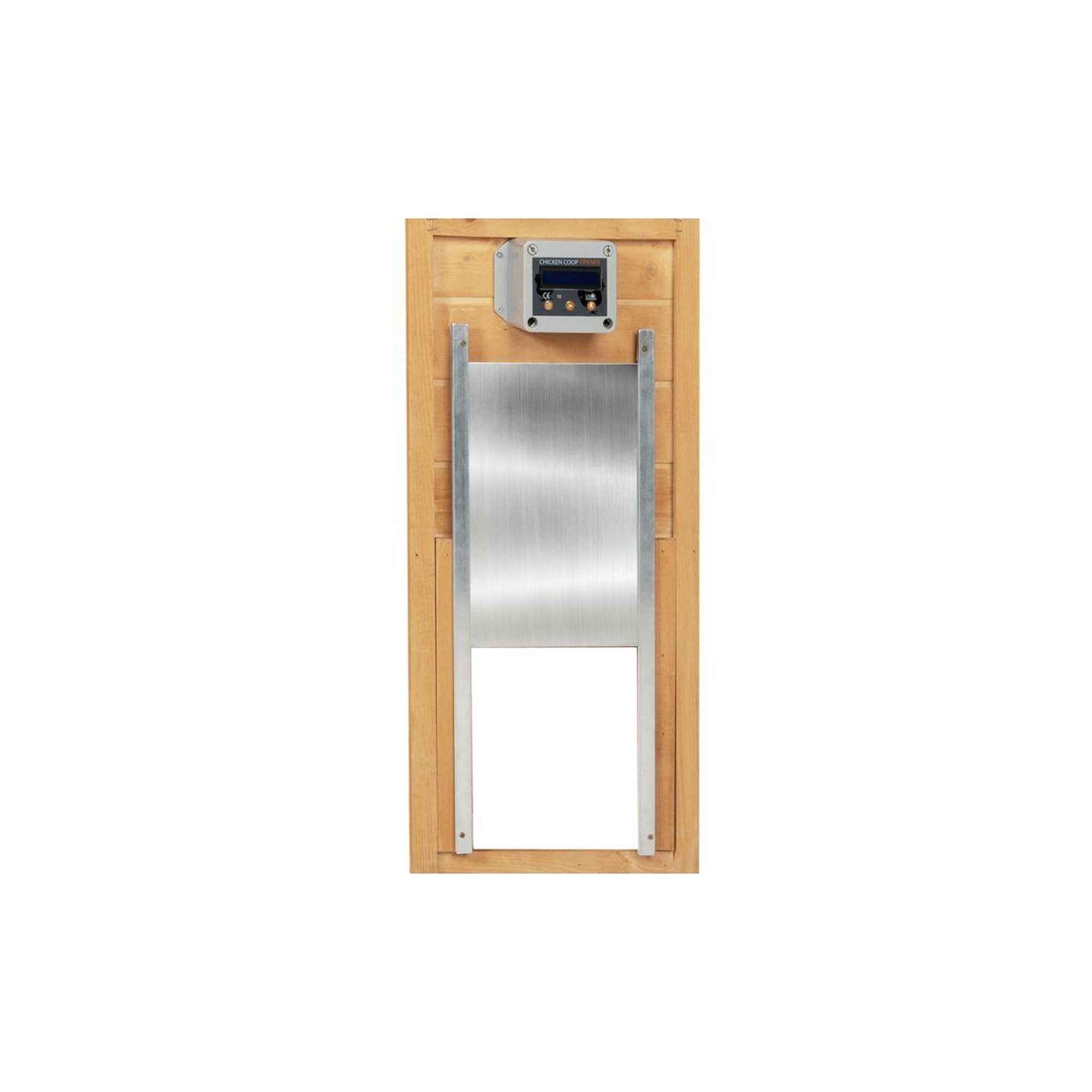 Voir la diapositive 3 : Jardikt Porte poulailler automatique 22 x 32 cm