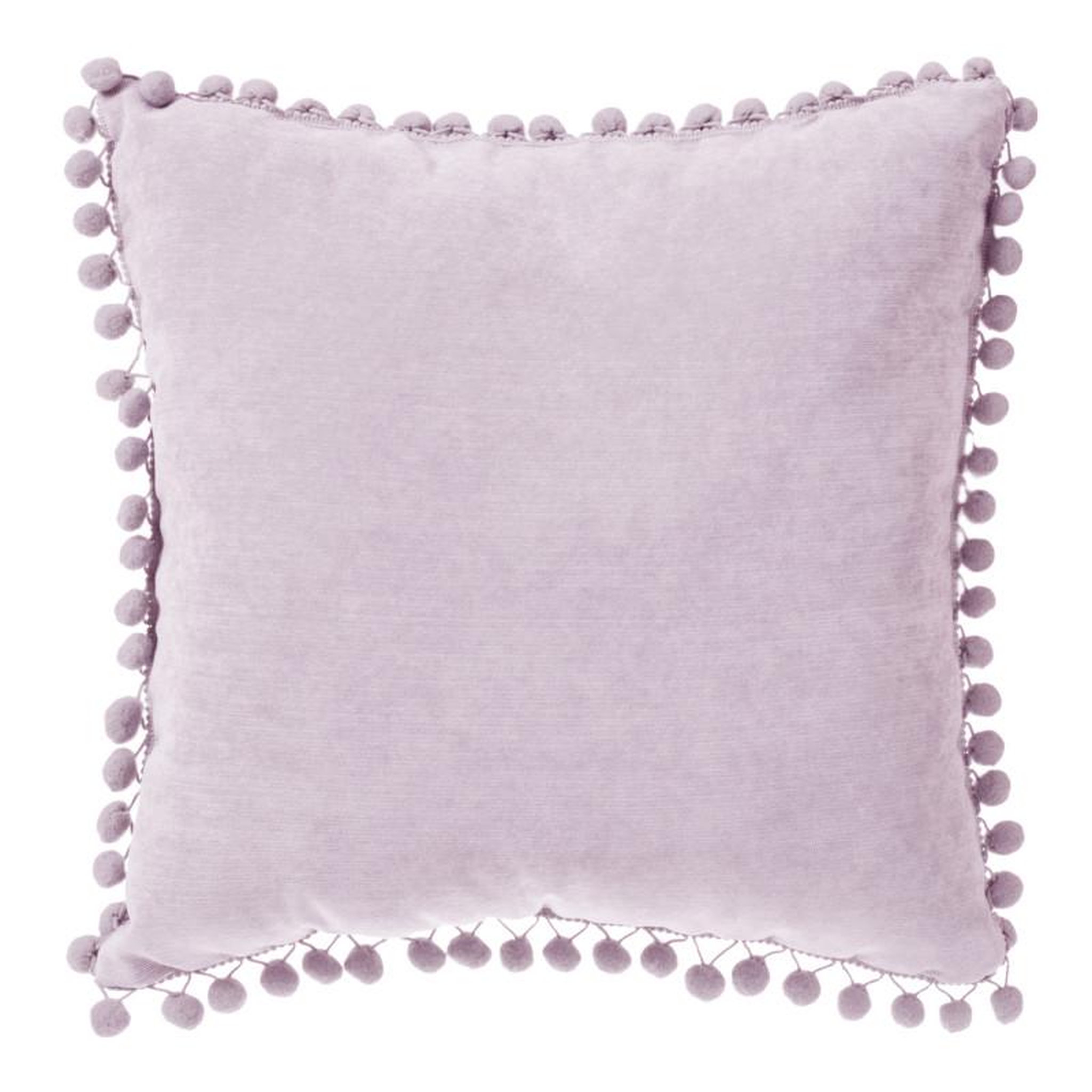 Voir la diapositive 1 : ATMOSPHERA Coussin pompons 40 x 40 cm Atmosphera