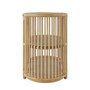 Voir la diapositive 3 : MAISON PAVANE Table d'appoint 2 étagères en rotin naturel-Marthe