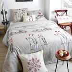 STOF Housse de couette 260x240 ALPES + 2 taies coton 57 fils