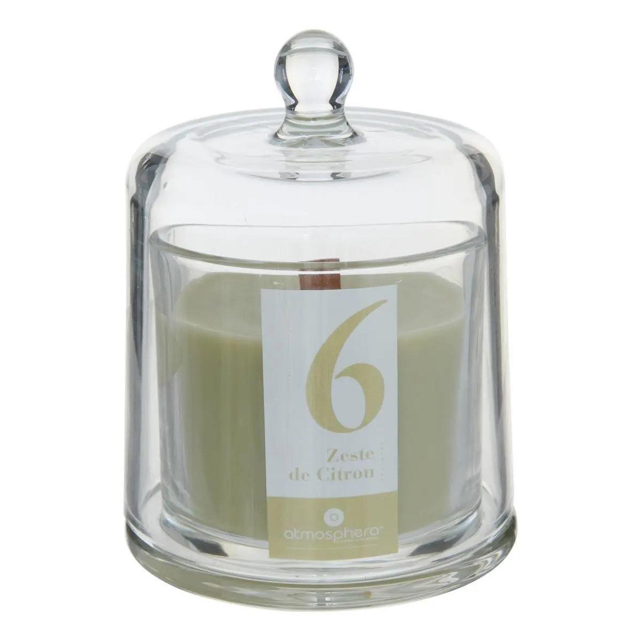 ATMOSPHERA Bougie parfumée en verre  numia  240g zeste de citron