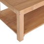 Voir la diapositive 4 : VIDAXL Table basse 100x50x40 cm bois de teck massif