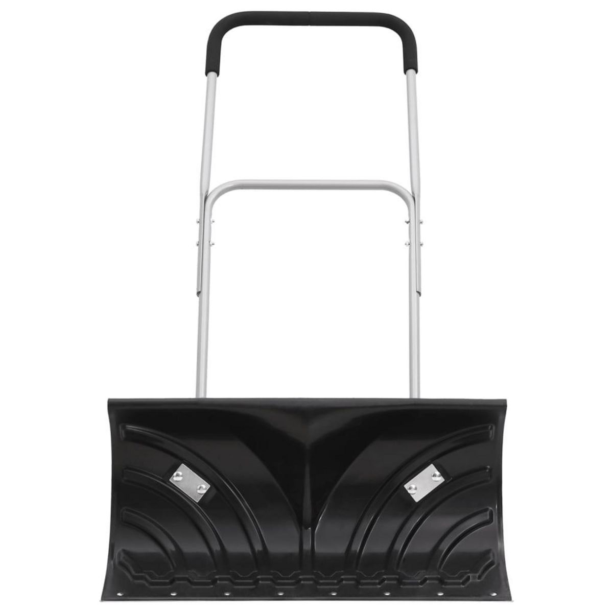 VIDAXL Pelle a neige avec poignee extensible noir 66 cm lame en acier