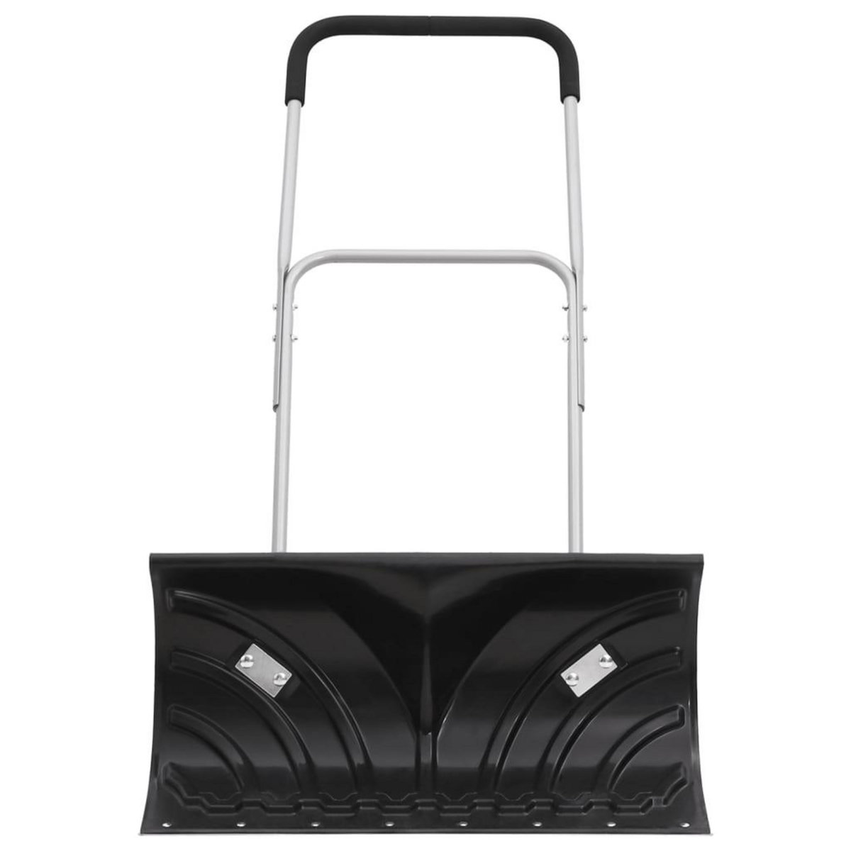 VIDAXL Pelle a neige avec poignee extensible noir 66 cm lame en acier