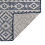Voir la diapositive 2 : VIDAXL Tapis a tissage plat d'exterieur 160x230 cm Rayures bleues