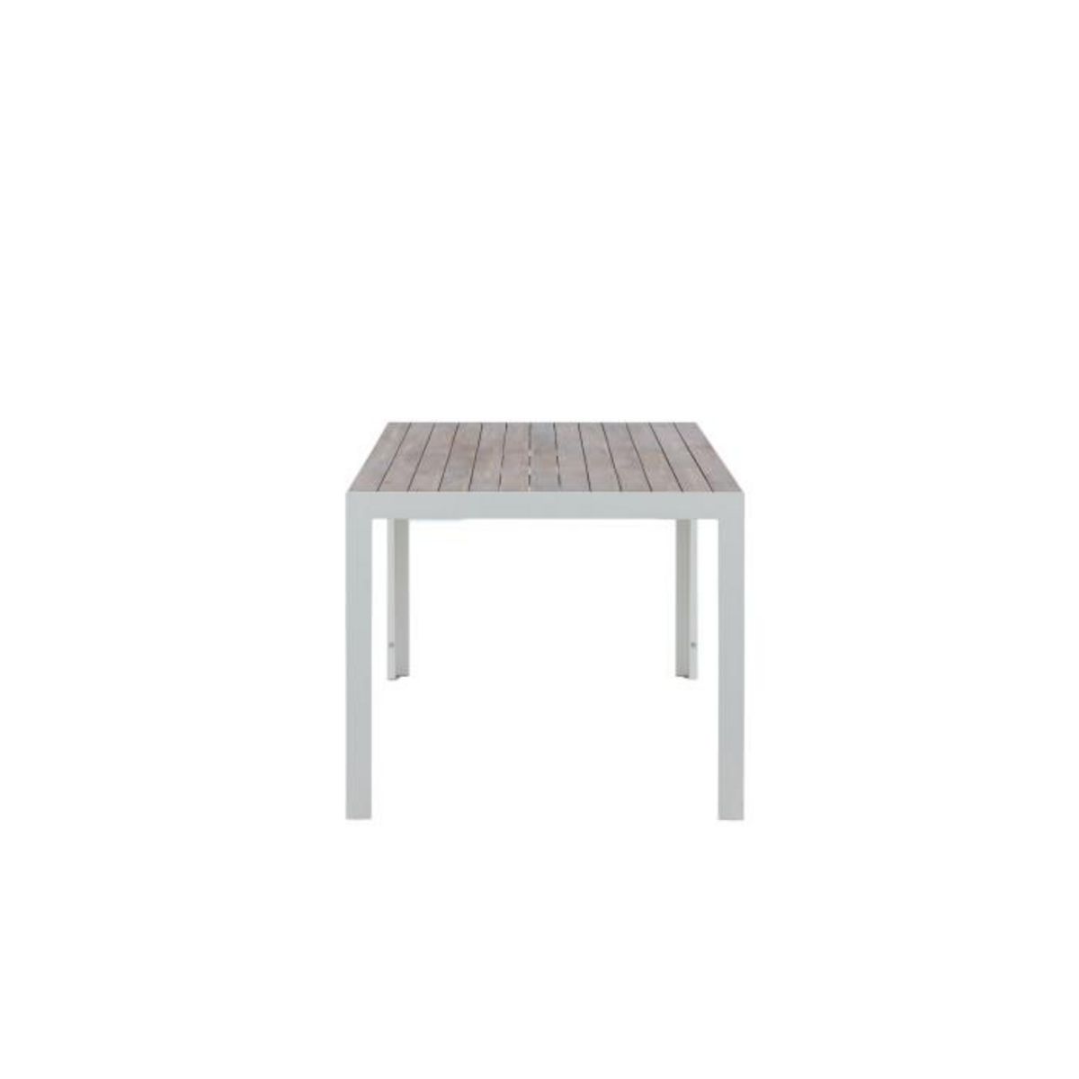 Paris Prix Table de Jardin en Bois  Acacia  200cm Naturel & Blanc