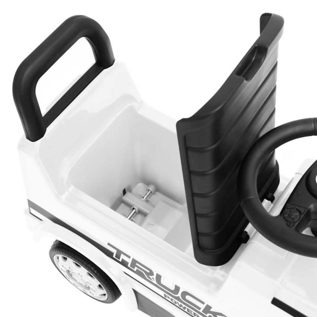 VIDAXL Camion à pédales Mercedes Benz Blanc