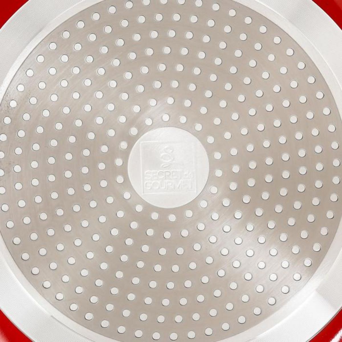 FIVE Faitout en Aluminium  Essentielle  24cm Rouge