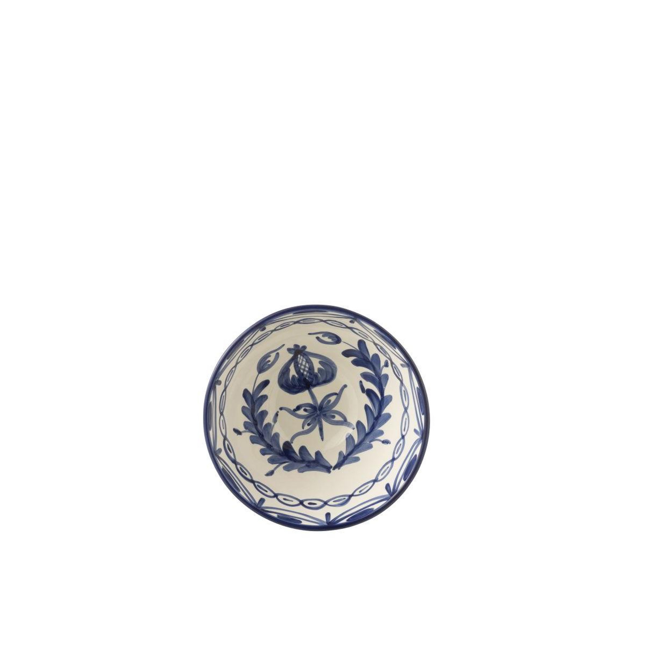 Voir la diapositive 2 : J-LINE Coupelle en Céramique  Granada  22cm Bleu Cobalt