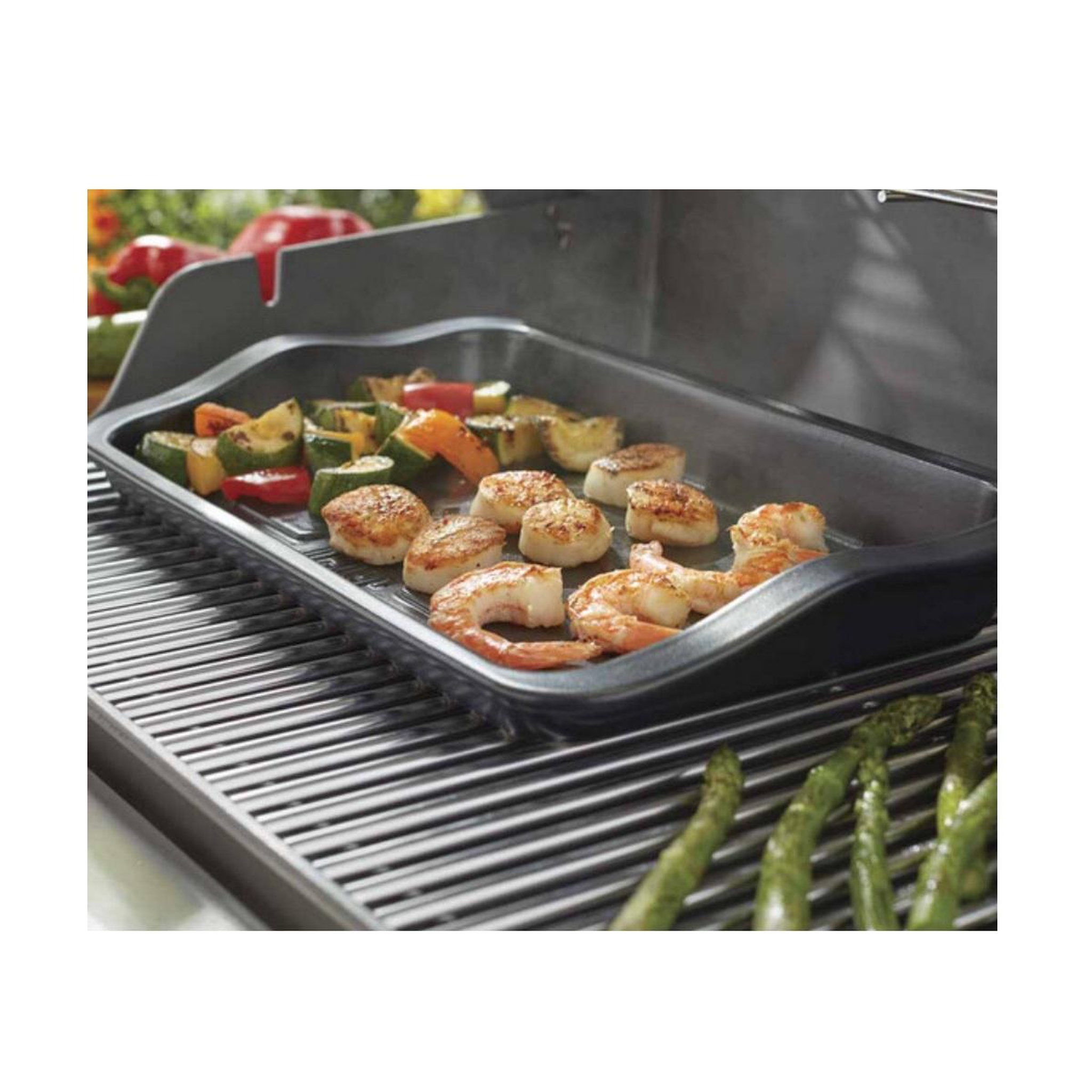 Voir la diapositive 2 : Weber Plancha en céramique universelle 39x31cm - 17885
