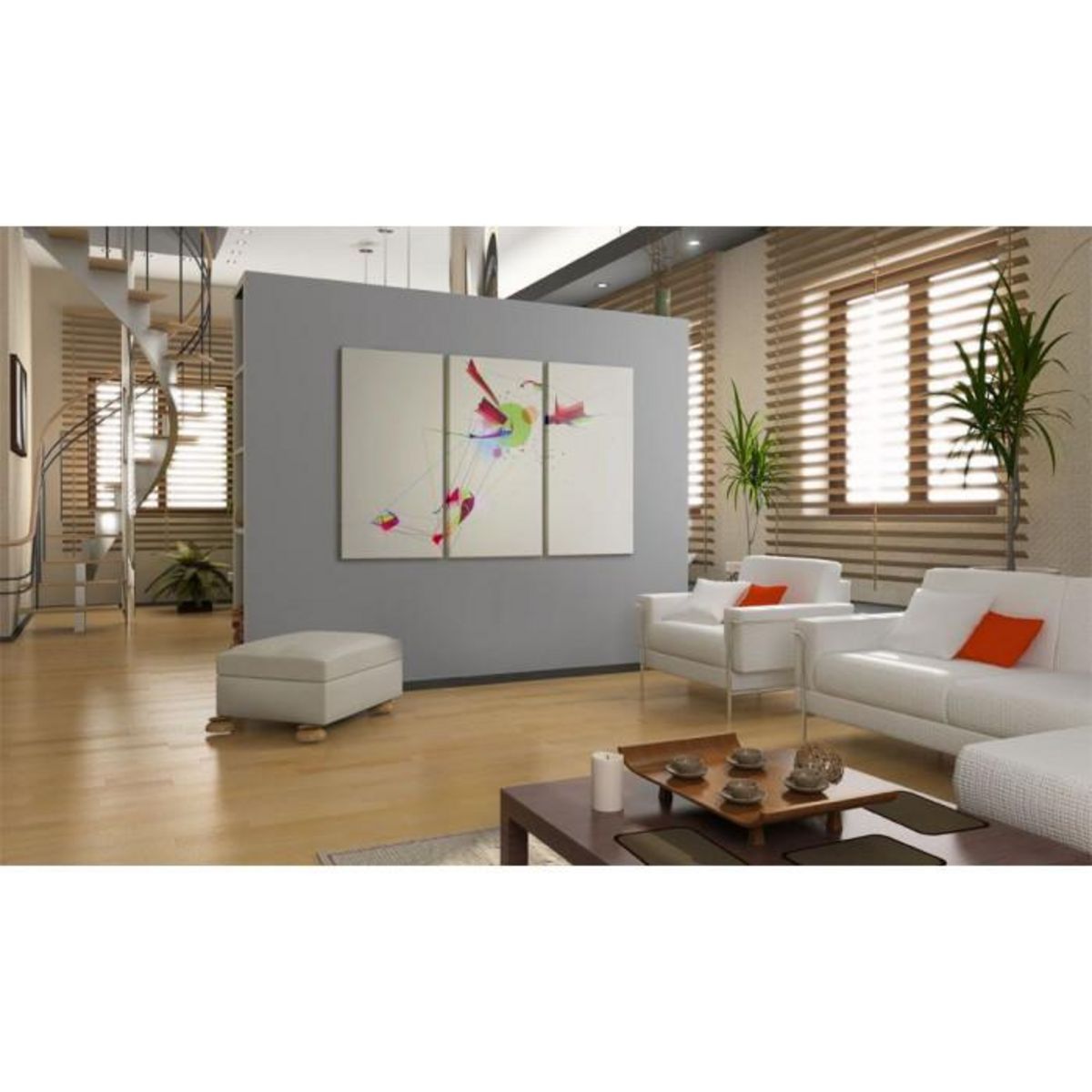 Paris Prix Tableau Imprimé  Formes & Couleurs