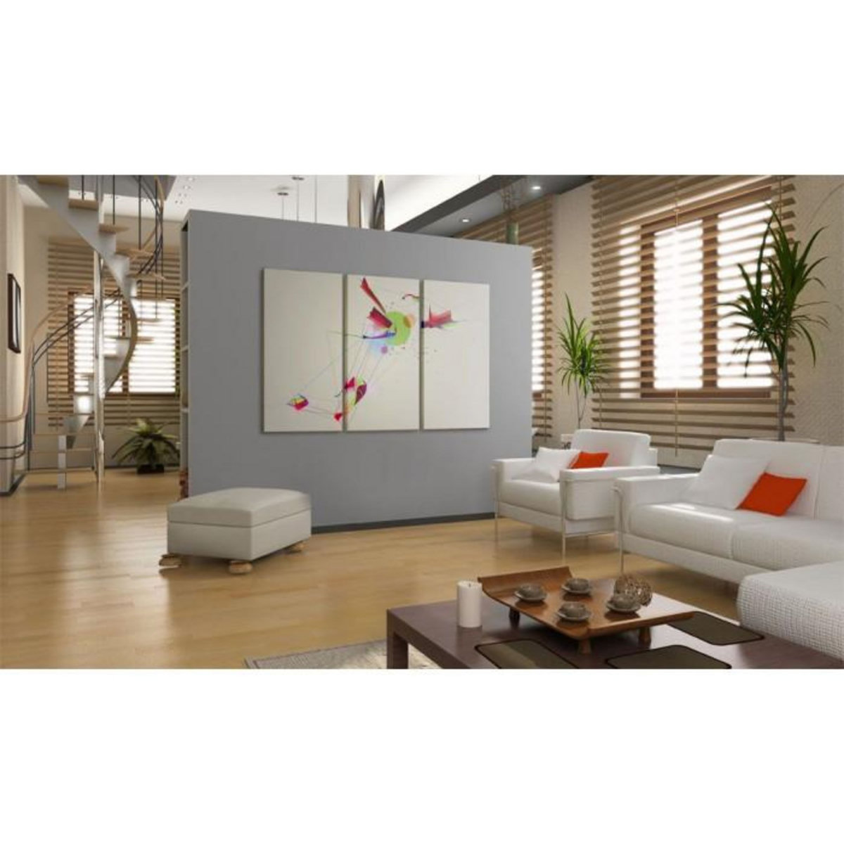 Paris Prix Tableau Imprimé  Formes & Couleurs