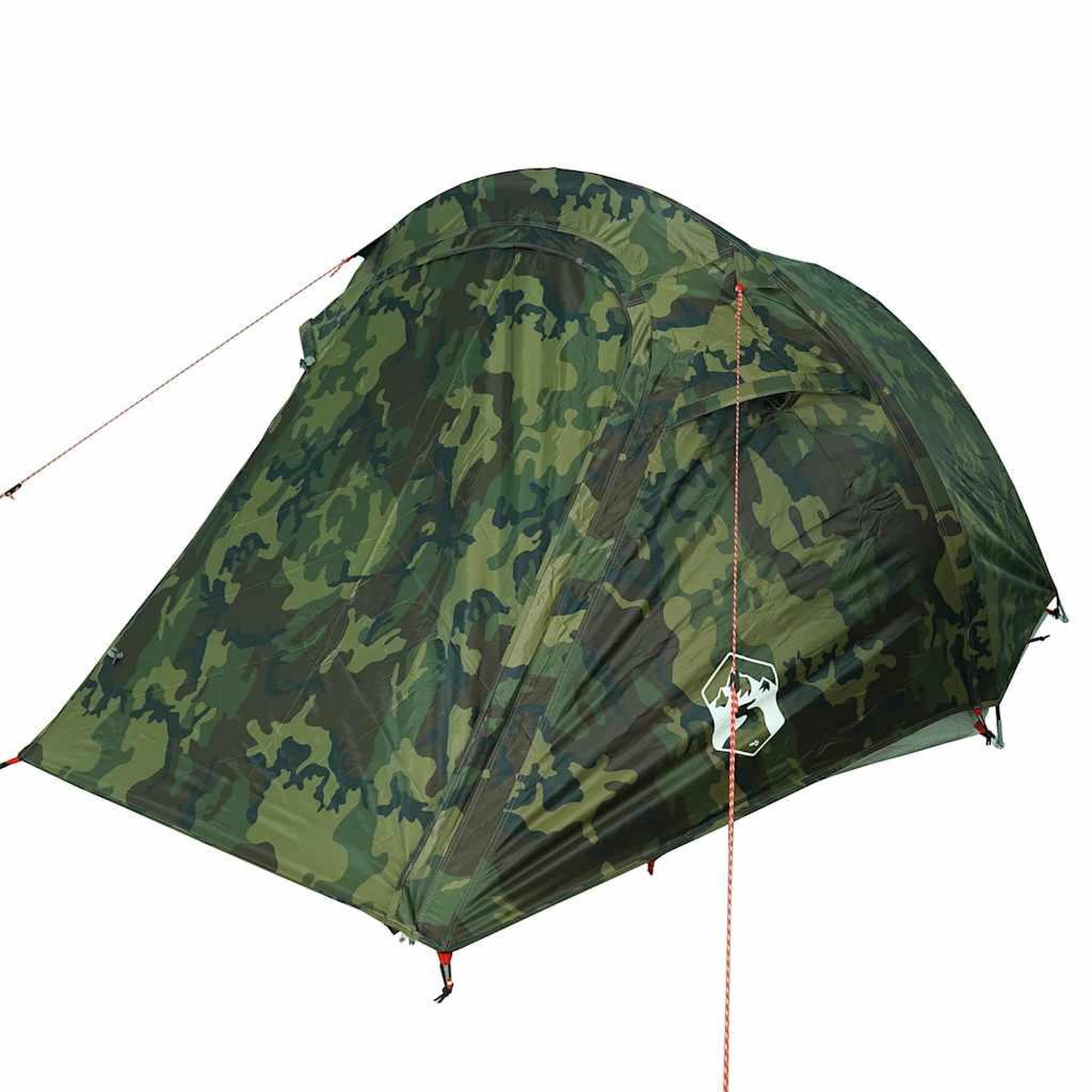 Voir la diapositive 5 : VIDAXL Tente de camping tunnel 3 personnes camouflage impermeable