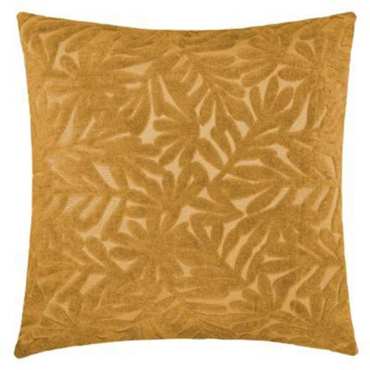 ATMOSPHERA Coussin Déco en Velours  Edi  40x40cm Ocre