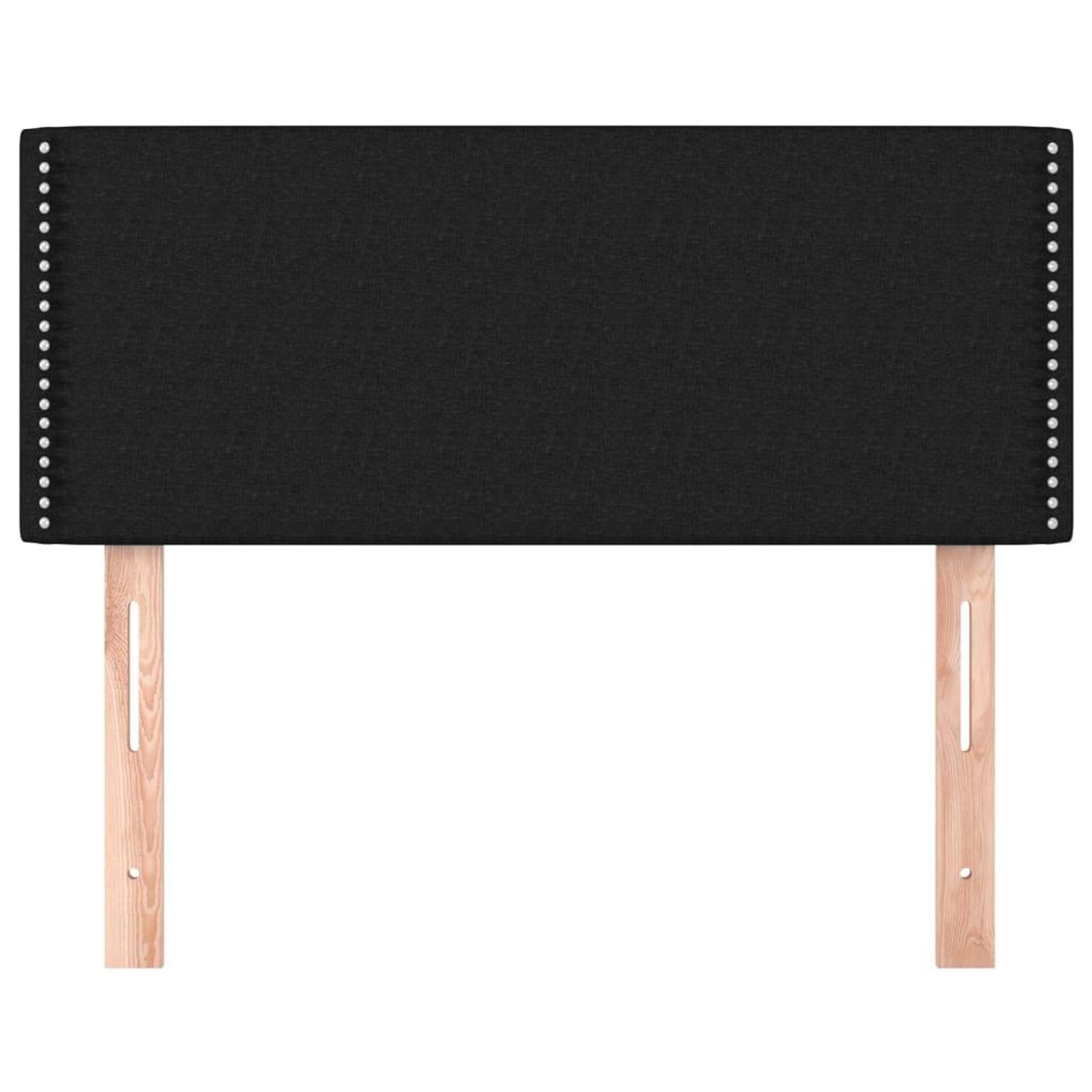Voir la diapositive 3 : VIDAXL Tete de lit Noir 100x5x78/88 cm Tissu