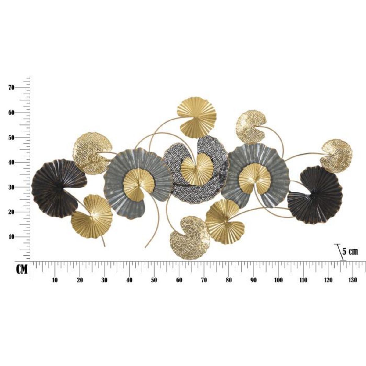 Paris Prix Décoration Murale en Métal  Web  130cm Multicolore