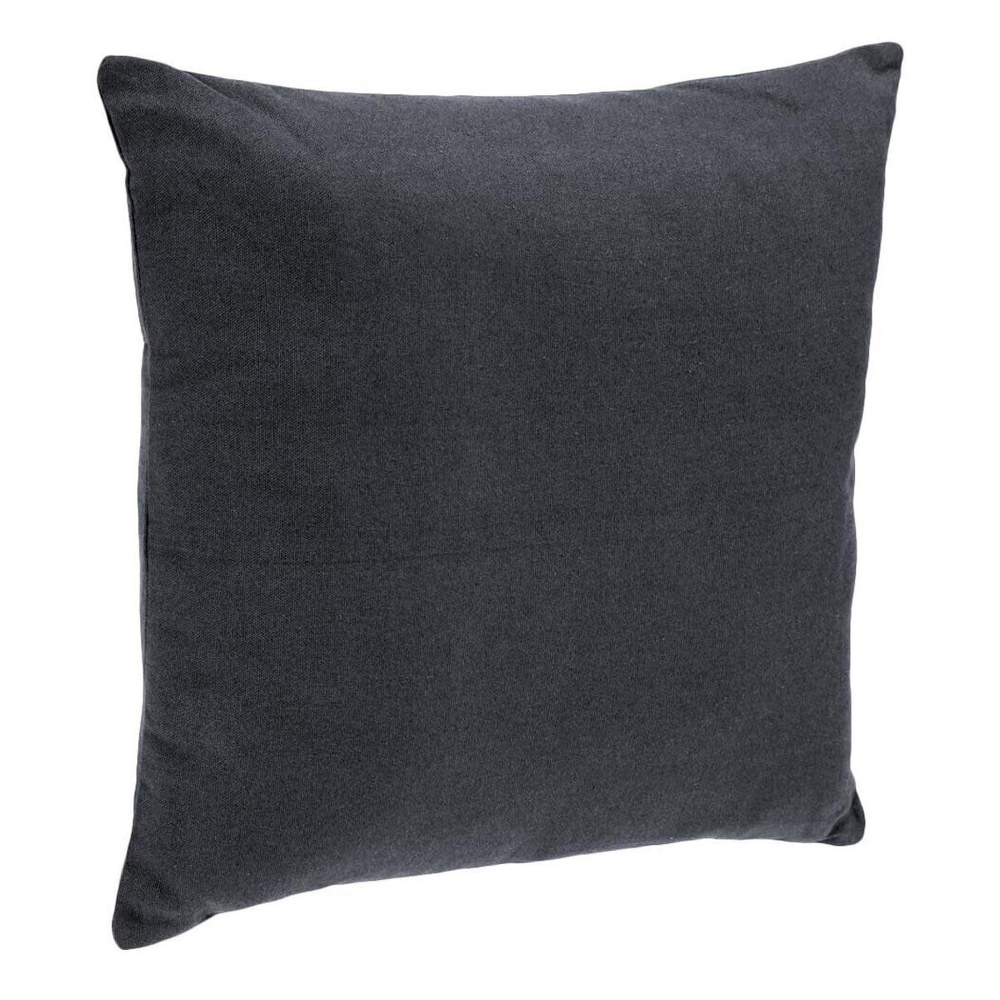 ATMOSPHERA Coussin déhoussable  jovi  38x38cm gris foncé