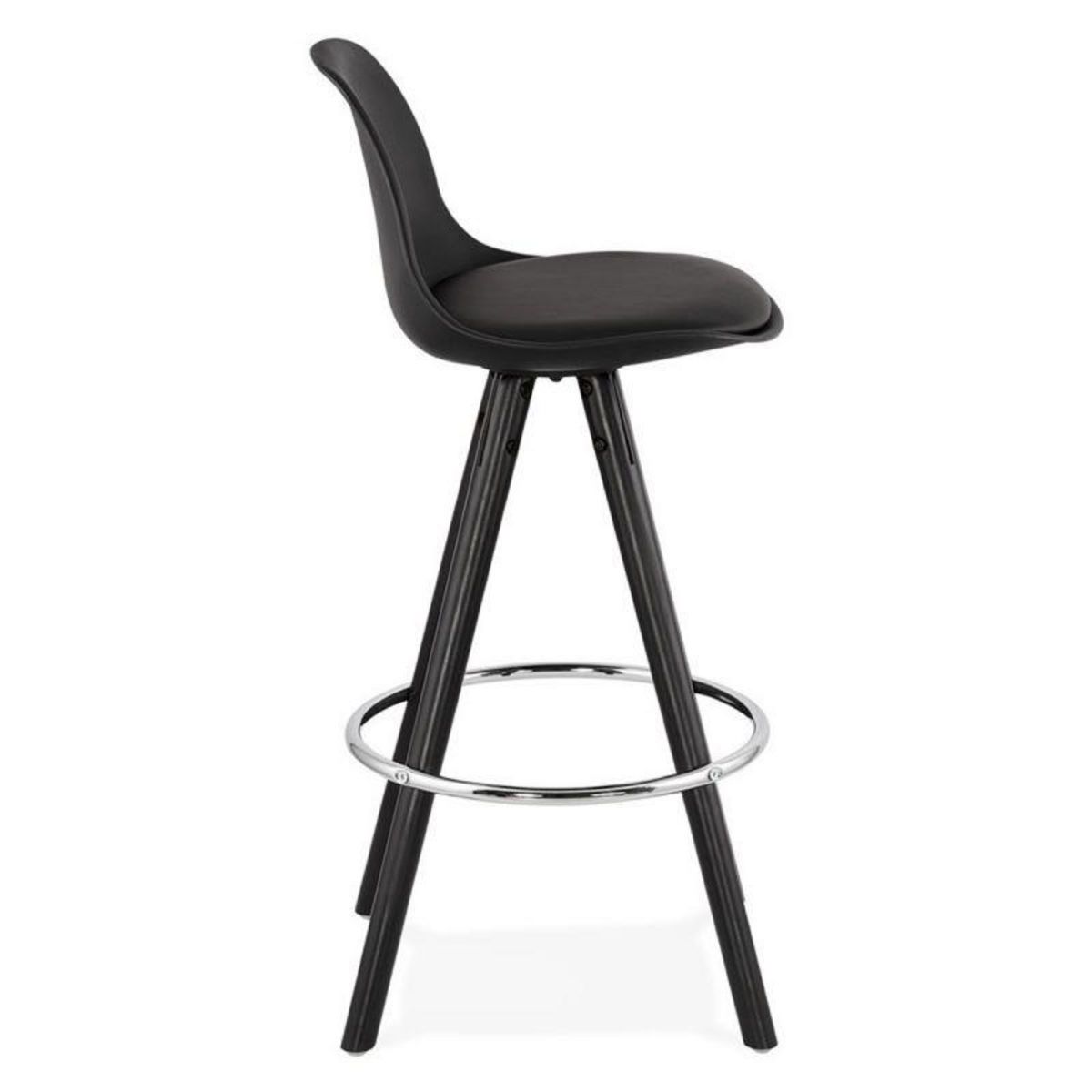 Paris Prix Tabouret de Bar Design  Edala  85cm Noir