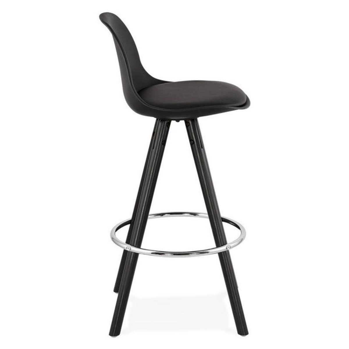 Paris Prix Tabouret de Bar Design  Edala  85cm Noir