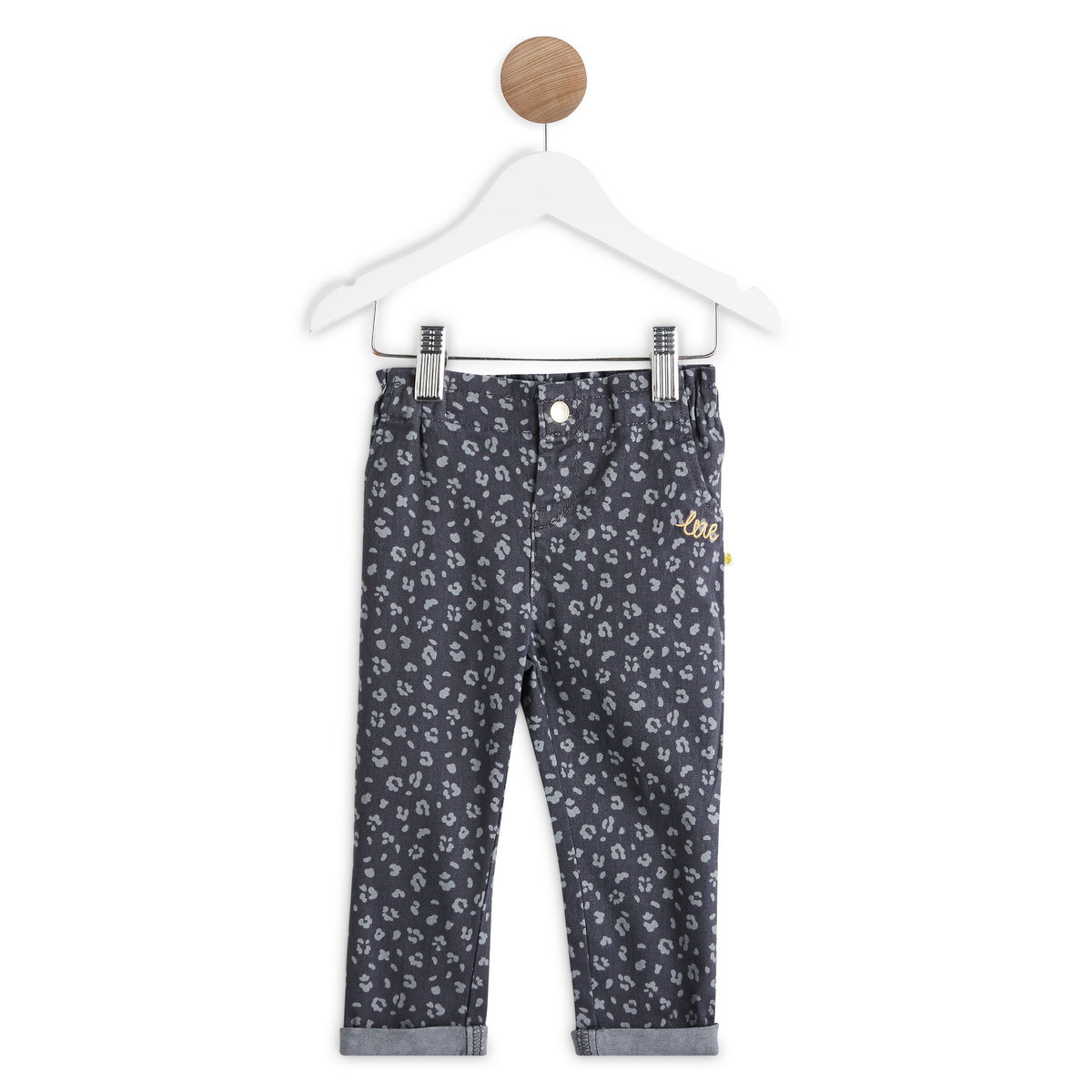 INEXTENSO Pantalon paperbag twill bébé fille