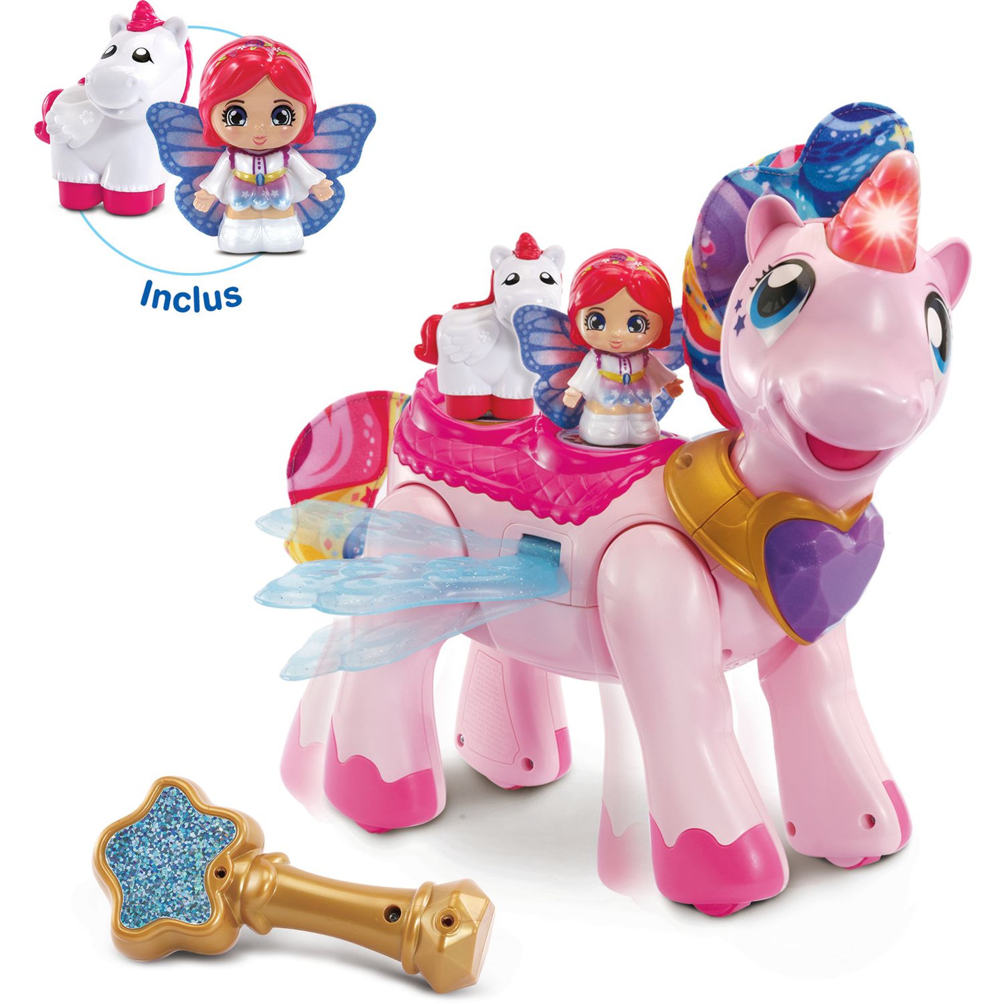 Voir la diapositive 2 : VTECH Cléophée ma licorne enchantée - Tut Tut Copains